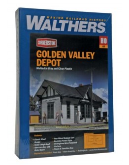 WALTHERS CORNERSTONE HO BUILDING KIT  9333532 GOLDEN VALLEY DEPOT