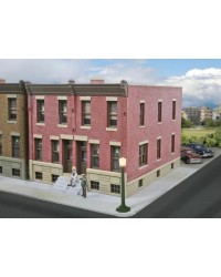 WALTHERS CORNERSTONE HO BUILDING KIT  9333778 ROW HOUSE