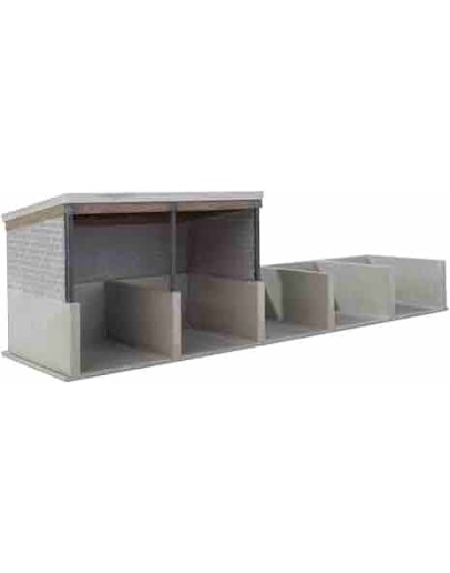 WALTHERS CORNERSTONE HO BUILDING KIT  9334139 BULK MATERIAL STORAGE