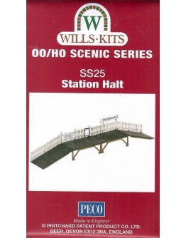 WILLS KITS PLASTIC MODELS - OO SCALE BUILDING KIT - SS25 Station Halt