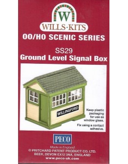 WILLS KITS PLASTIC MODELS - OO SCALE BUILDING KIT - SS29 Ground Level Signal Box