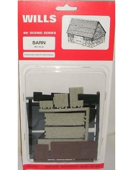 WILLS KITS PLASTIC MODELS - OO SCALE BUILDING KIT - SS30 Barn