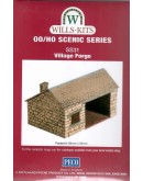 WILLS KITS PLASTIC MODELS - OO SCALE BUILDING KIT - SS31 Village Forge