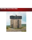 WILLS KITS PLASTIC MODELS - OO SCALE BUILDING KIT - SS34 Water Tower & Stone Base