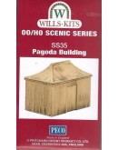 WILLS KITS PLASTIC MODELS - OO SCALE BUILDING KIT - SS35 Pagoda Building