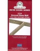 WILLS KITS PLASTIC MODELS - OO SCALE BUILDING KIT - SS36 Dressed Stone Type Wall
