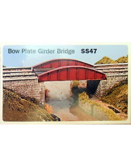 WILLS KITS PLASTIC MODELS - OO SCALE BUILDING KIT - SS47 Bow Plate Girder Bridge