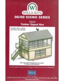 WILLS KITS PLASTIC MODELS - OO SCALE BUILDING KIT - SS48 Timber Signal Box