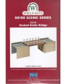 WILLS KITS PLASTIC MODELS - OO SCALE BUILDING KIT - SS49 Decked Girder Bridge