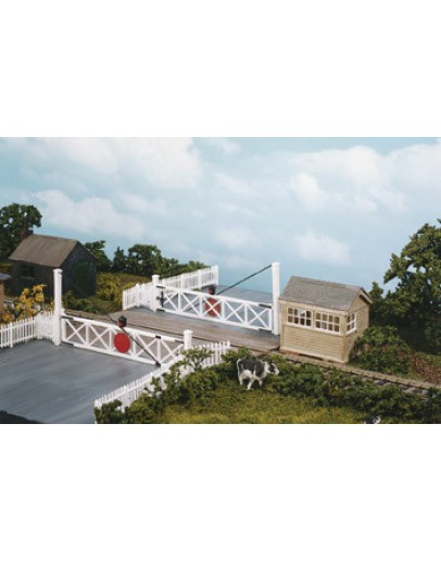 WILLS KITS PLASTIC MODELS - OO SCALE BUILDING KIT - SS56 Level Crossing Gates Kit