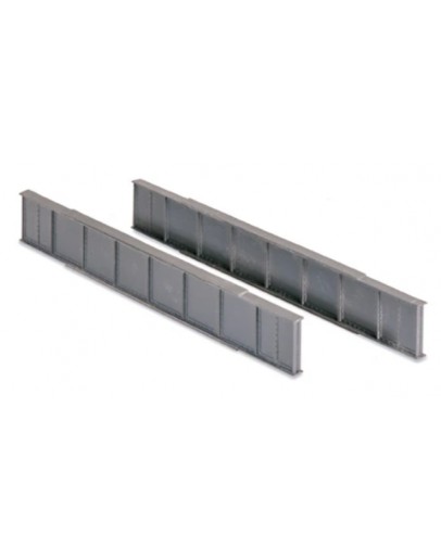 WILLS KITS PLASTIC MODELS - OO SCALE BUILDING KIT - SS57 Vari-Girder Bridge Span - Plate Girder Bridge Panels