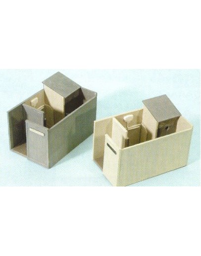 WILLS KITS PLASTIC MODELS - OO SCALE BUILDING KIT - SS65 Small Gents Toilets Unroofed [2]