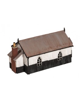 WILLS KITS PLASTIC MODELS - OO SCALE BUILDING KIT - SS70 Small Corrugated Iron Chapel