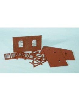 WILLS KITS PLASTIC MODELS - OO SCALE BUILDING KIT - SS71 Round Top Windows Set