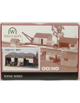 WILLS KITS PLASTIC MODELS - OO SCALE BUILDING KIT - SS73 Timber Yard
