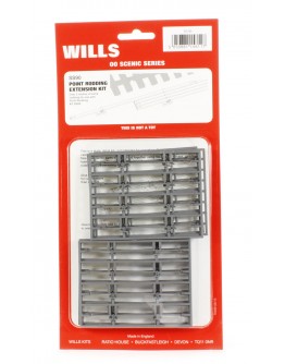 WILLS KITS PLASTIC MODELS - OO SCALE BUILDING KIT - SS90 Lineside Point Rodding Extension kit