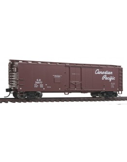 WALTHERS MAINLINE HO WAGON  9101557 40ft Plug Door Boxcar - Canadian Pacific Railroad - [Boxcar Red, White]