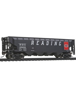 WALTHERS TRAINLINE HO WAGON  9311422 Offset Hopper - Reading [Black, Red Large Letters, Anthacite Logo]