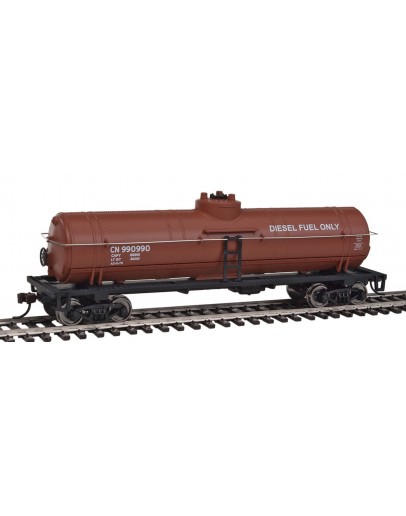 WALTHERS TRAINLINE HO WAGON  9311445 Tank Car - Canadian National - [Boxcar Red, Diesel Fuel Service]