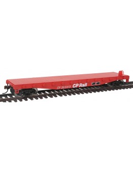 WALTHERS TRAINLINE HO WAGON  9311460 Flat Car - Canadian Pacific Railroad - [Red, White]