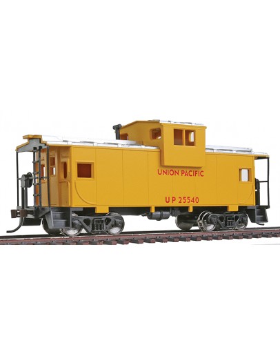 WALTHERS TRAINLINE HO WAGON  9311502 Wide Vision Caboose - Union Pacific Railroad- [Armour Yellow, Red]
