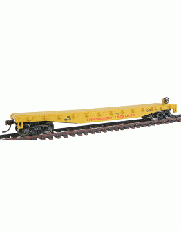 WALTHERS TRAINLINE HO WAGON  9311603 Flat Car - Union Pacific Railroad - [Armour Yellow, Red]