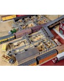 WALTHERS CORNERSTONE HO BUILDING KIT  9333047 STOCK YARDS