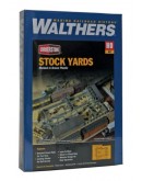 WALTHERS CORNERSTONE HO BUILDING KIT  9333047 STOCK YARDS