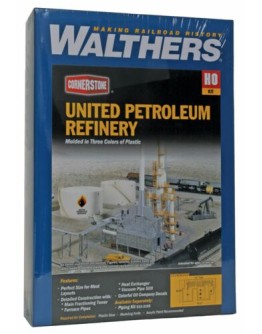 WALTHERS CORNERSTONE HO BUILDING KIT  9333705 - United Petroleum Refinery