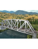 WALTHERS CORNERSTONE HO BUILDING KIT  9334521 ARCHED PRATT TRUSS RAILROAD BRIDGE - SINGLE TRACK