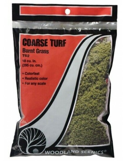 WOODLAND SCENICS - LANDSCAPE - COURSE TURF - T62 Burnt Grass