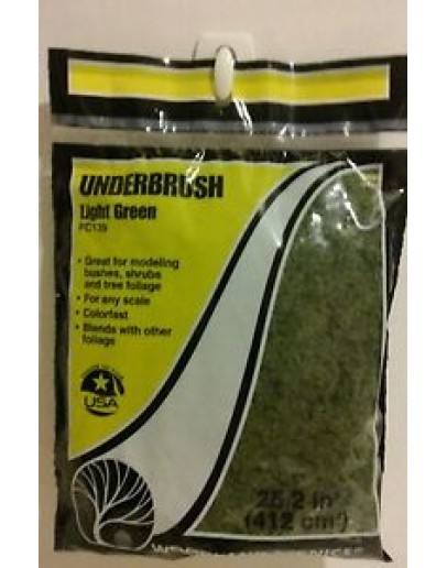 WOODLAND SCENICS - LANDSCAPE - UNDERBRUSH - FC135 Light Green