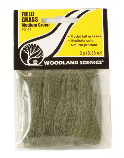 WOODLAND SCENICS - LANDSCAPE - FIELD GRASS - FG174 Medium Green