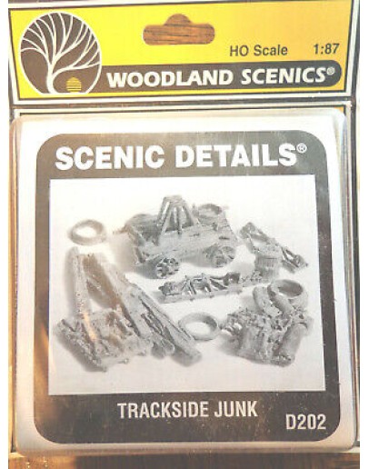WOODLAND SCENICS - SCENIC DETAILS - D202 TRACKSIDE JUNK