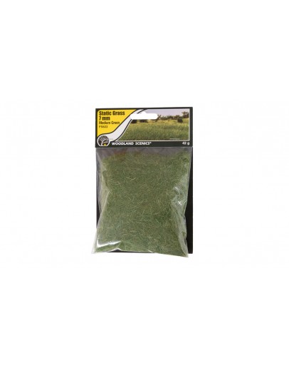 WOODLAND SCENICS - LANDSCAPE - STATIC GRASS - FS622 7 mm Medium Green