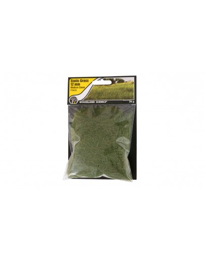 WOODLAND SCENICS - LANDSCAPE - STATIC GRASS - FS626 12 mm Medium Green