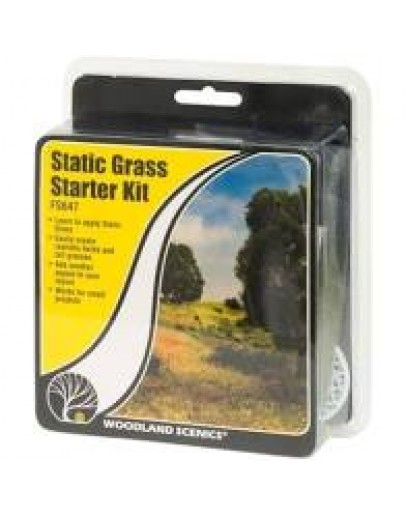 WOODLAND SCENICS - LANDSCAPE - STATIC GRASS - FS647 - STATIC GRASS STARTER KIT WO0647