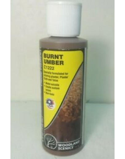 WOODLAND SCENICS - TERRAIN SYSTEM - EARTH COLORS LIQUID PIGMENTS - C1222 Burnt Umber