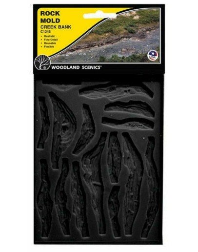 WOODLAND SCENICS - TERRAIN SYSTEM - ROCK MOLD - C1245 CREEK BANK