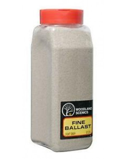 WOODLAND SCENICS - ROADBED - BALLAST FINE - B1374 Light Gray