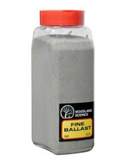 WOODLAND SCENICS - ROADBED - BALLAST FINE - B1375 Gray