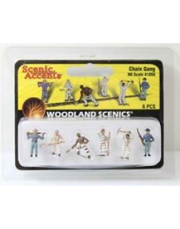 WOODLAND SCENICS - FIGURES & ACCENTS - HO SCALE A1858 Chain Gang
