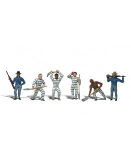 WOODLAND SCENICS - FIGURES & ACCENTS - HO SCALE A1858 Chain Gang