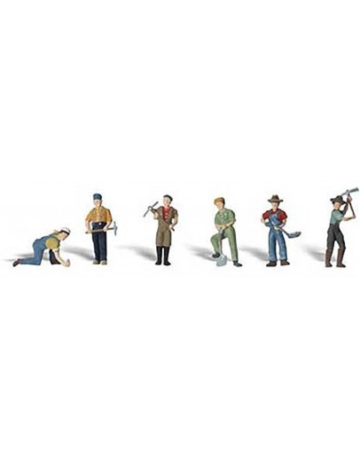 WOODLAND SCENICS - FIGURES & ACCENTS - HO SCALE A1865 Track Workers