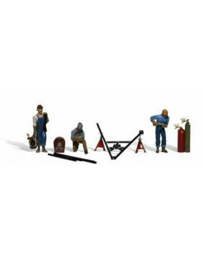 Figurines Train Miniature Woodland Scenics - Poste à Souder H0 1:87 | Pour Décoration Maquette