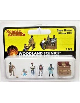 WOODLAND SCENICS - FIGURES & ACCENTS - HO SCALE A1877 Shoe Shiners