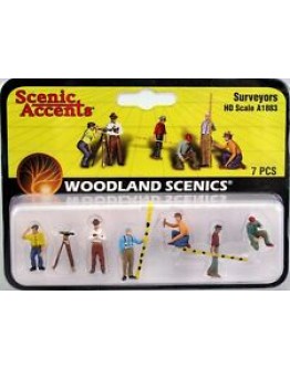 WOODLAND SCENICS - FIGURES & ACCENTS - HO SCALE A1883 Surveyors
