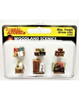 WOODLAND SCENICS - FIGURES & ACCENTS - HO SCALE A1953 Miscellaneous Freight