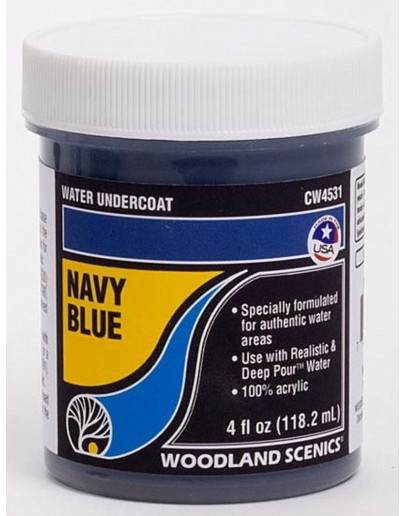 WOODLAND SCENICS - WATER SYSTEM - WATER UNDERCOATS - CW4531 Navy Blue