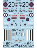 XTRADECAL 1/48 SCALE DECAL FOR PLASTIC MODEL KIT'S - 48246 - Westland Sea King Collection Pt4